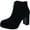 Charcoal/Fabric, variant on White Mountain Womens Thoughtful Faux Suede Platform Ankle Boots
