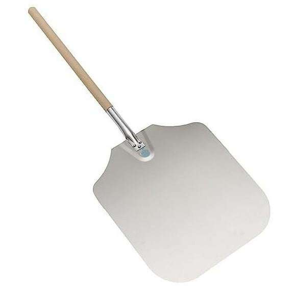 American METALCRAFT, Inc. American Metalcraft 4016 39.5" Aluminum Pizza Peel with 19" Wood Handle, 16" x 18" Extra Large Blade