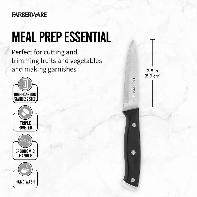 Farberware Classic Stainless Steel 3.5-inch Triple Riveted Paring