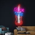 thumbnail image 3 of Handmadetneonsign Rock n Roll Guitar Neon Sign, Live Music Wall Art Decor, Guitar Store Wall Decor, 3 of 5