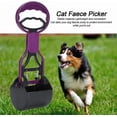 thumbnail image 2 of Poop Scooper, Plastic Dog Poop Scooper, Portable Pet Pooper Scooper with Long Handle, 2 of 5