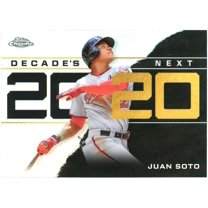 MLB 2020 Topps Chrome Juan Soto Trading Card DNC-10 (Decade's Next)