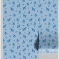 thumbnail image 1 of S4sassy Self-Stick Decorative Wallpaper, Dotted Leaf Blossom Print Wall Paper, Textured Vinyl Waterproof Contact Paper, Blue, 25"x360" Removable Renter Friendly Wall Covering For Bedroom, Livingroom, 1 of 8
