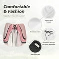 thumbnail image 6 of Haiem High Heel Shoes Butterfly Women's 2 in 1 Running Shorts - Lightweight Athletic Workout Gym Yoga Breathable Sports Shorts Liner with Phone Pockets-Medium, 6 of 9