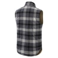 thumbnail image 5 of Men's Darius Rucker Collection by Fanatics Tan/Charcoal San Francisco Giants Reversible Canvas & Plaid Patch Full-Zip, 5 of 5
