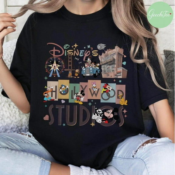 Vintage Disney Hollywood Studios Shirt, Hollywood Studios T-shirt, Hollywood Studio Trip, Disney Vacation Shirts, Disney Magic Kingdom Tee