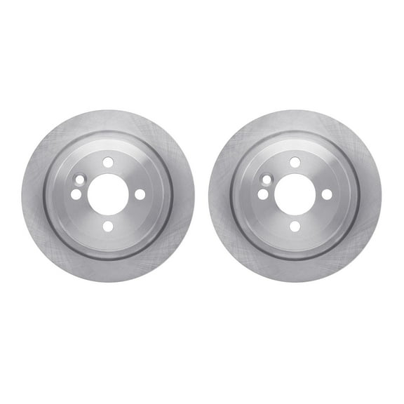 Dynamic Friction Company Rear Brake Rotors 6002-32007