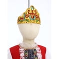 thumbnail image 6 of Aislor Girls Russian Traditional Dance Dress Ethnic Exquisite Stage Performance Outfit Red White 110, 6 of 7