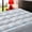Blue, variant on Mattress Topper Full Size Bed,Bamboo Extra Thick Mattress Pad Cover Soft Plush Noiseless Down Alternative Fill,with 8-21" Deep Pocket
