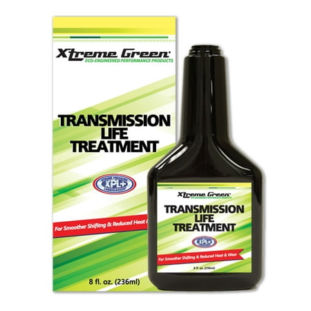 Xtreme Green Transmission Life Treatment - for Smoother Shifting And Reduced Heat, Friction And Wear - Pack of 1 (8 fl. oz.