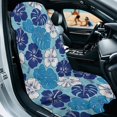 thumbnail image 2 of Uorisanigo Seat Covers for Cars Front Seats Only Auto Accessories Protectors Decor Wear-Resistant Blue Hibiscus Flower Car Seat Towel Cover Universal Fit for Auto Truck Van SUV, 2 of 8