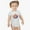 White, variant on Pastel Pumpkin Bodysuit for Infants, Ideal for Fall Festivities