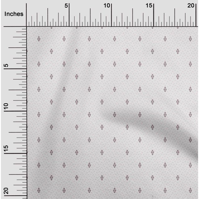 oneOone Cotton Poplin Pastel Pink Fabric Line & Damask Small Sewing Craft Projects Fabric Prints by Yard 56 Inch Wide