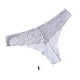 thumbnail image 4 of Sonducket Bragas de tiro bajo, tanga, bragas sin costuras, accesorio para citas, mano de obra fina, ropa de dormir transpirable con agujeros Ropa interior Gris claro L Sonducket AP019044-22, 4 of 6