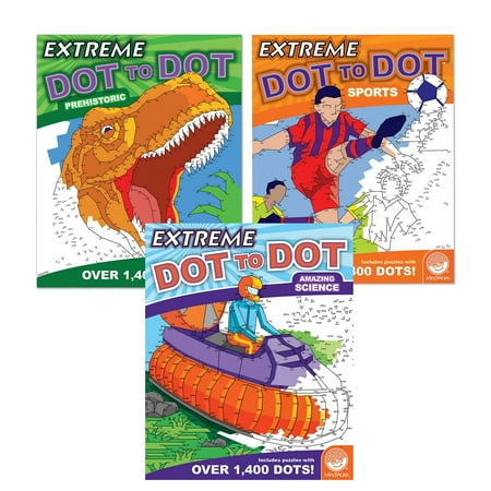 Extreme Dot to Dot: Amazing Action Set of 3, TOYS THAT TEACH: Studies show that connect-the-dot puzzles are one of the best tools for teaching children a multitude.., By
