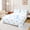 Blue A, variant on Erosebridal Letter K Bow Heart Bed Sheets for Boys Girls, Blue Princess Style King Sheets, 4pcs