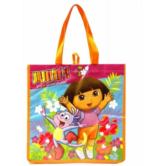 14 X 14 Inch Dora the Explorer - Jump! Tote Bag