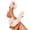 Beige, variant on ZACPNCV Womens Square Toe Slides Bow Design Open Toe Stiletto Heel Comfort Sandals Summer