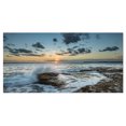 thumbnail image 2 of Coucher de Soleil sur Mer - Impression sur Toile Paysage Marin, 2 of 3