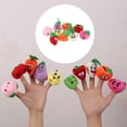 thumbnail image 3 of 10pcs Finger Puppet - Figures Assortment for Kids, Finger Puppets Game for Autistic Children, Family Great Talking Set CUTICAT Títeres de dedos, 3 of 8