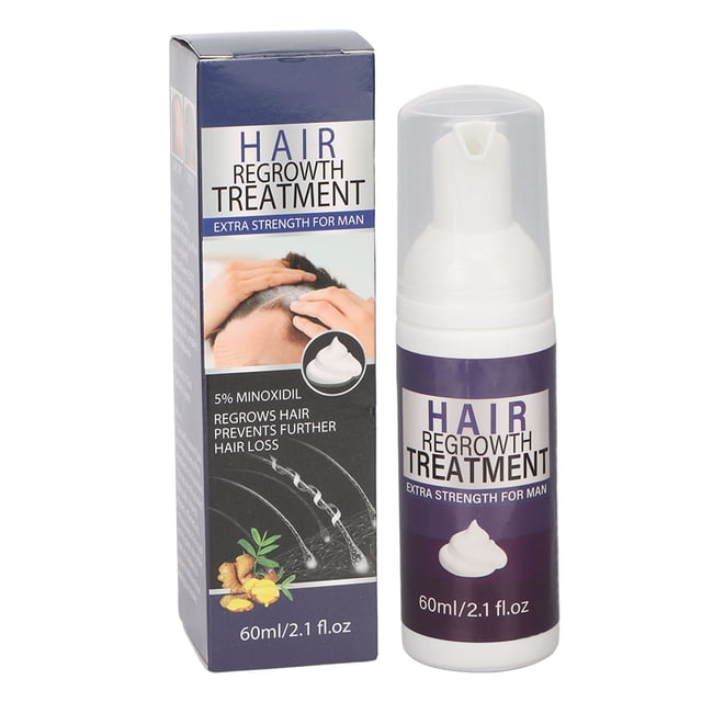Mousse De Tratamiento Para El Crecimiento Del Cabello, Espuma Nutritiva Profesional Segura Para El Crecimiento Del Cabello De Reparación Suave De 60 Ml Para El Hogar Para Hombres ANGGREK Otros