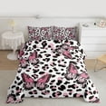 thumbnail image 2 of Castle Fairy Flying Butterfly Twin Comforter Sets,Abstract Gradient Bedding Set, 2 of 8