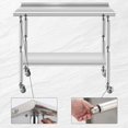 thumbnail image 7 of Tuekys Stainless Steel Work Table for Prep , Adjustable Undershelf, Commercial Heavy Duty Table for Restaurant, Home and Hotel, 7 of 7