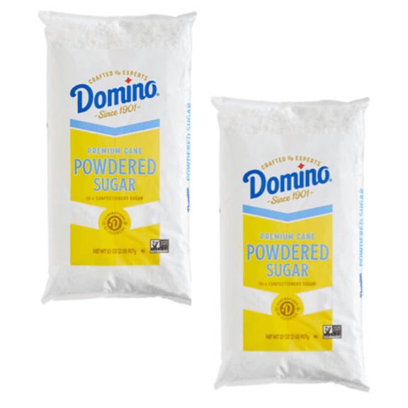 Domino 2 lb. 10X Confectioners Powdered Sugar - Pack of 2