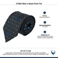 thumbnail image 4 of CTM  Neat Print Tie (Men), 4 of 4