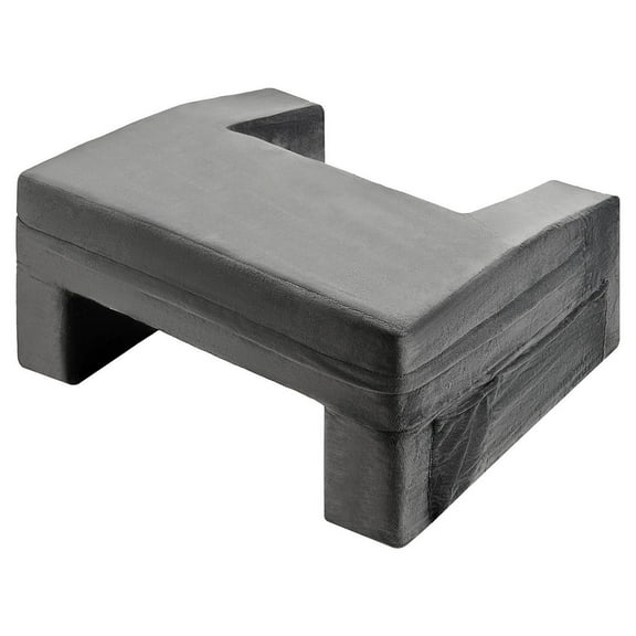 VEVOR Reading Pillow, Lap Desk Pillow with Washable Cloth, Large Bed Pillow with 2 Pockets and Cup Holder, Memory Foam Bed Rest for Reading, Gaming, Resting, Working, Grey