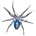 thumbnail image 4 of Broche cristal de aleación plateado, joyería de disfraz de Halloween, 4 of 5