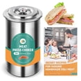 thumbnail image 1 of Newhai Máquina Para Hacer Jamón, Herramienta De Prensado De Carne Para Hacer Carne De Jamón, Máquina Para Hacer Carne Deli, Fiambrera Casera Con Termómetro De Acero Inoxidable, 1 of 5
