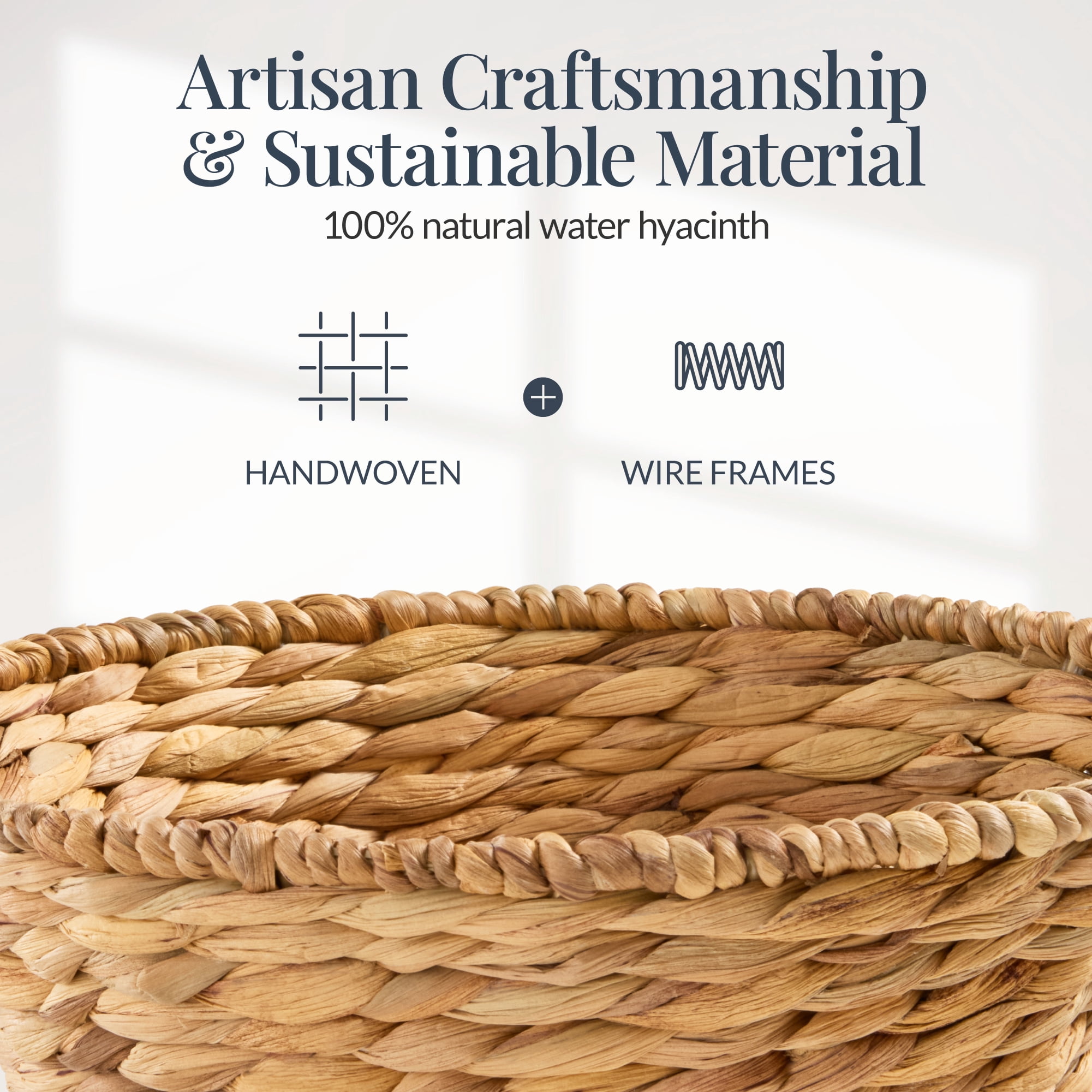 Best Choice Products Handwoven Medium Mother's Day Gift Basket, 20 inch Basket Basket w/Collapsible Handle - Natural
