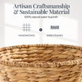 thumbnail image 6 of Best Choice Products Handwoven Medium Mother's Day Gift Basket, 20 inch Basket Basket w/Collapsible Handle - Natural, 6 of 7
