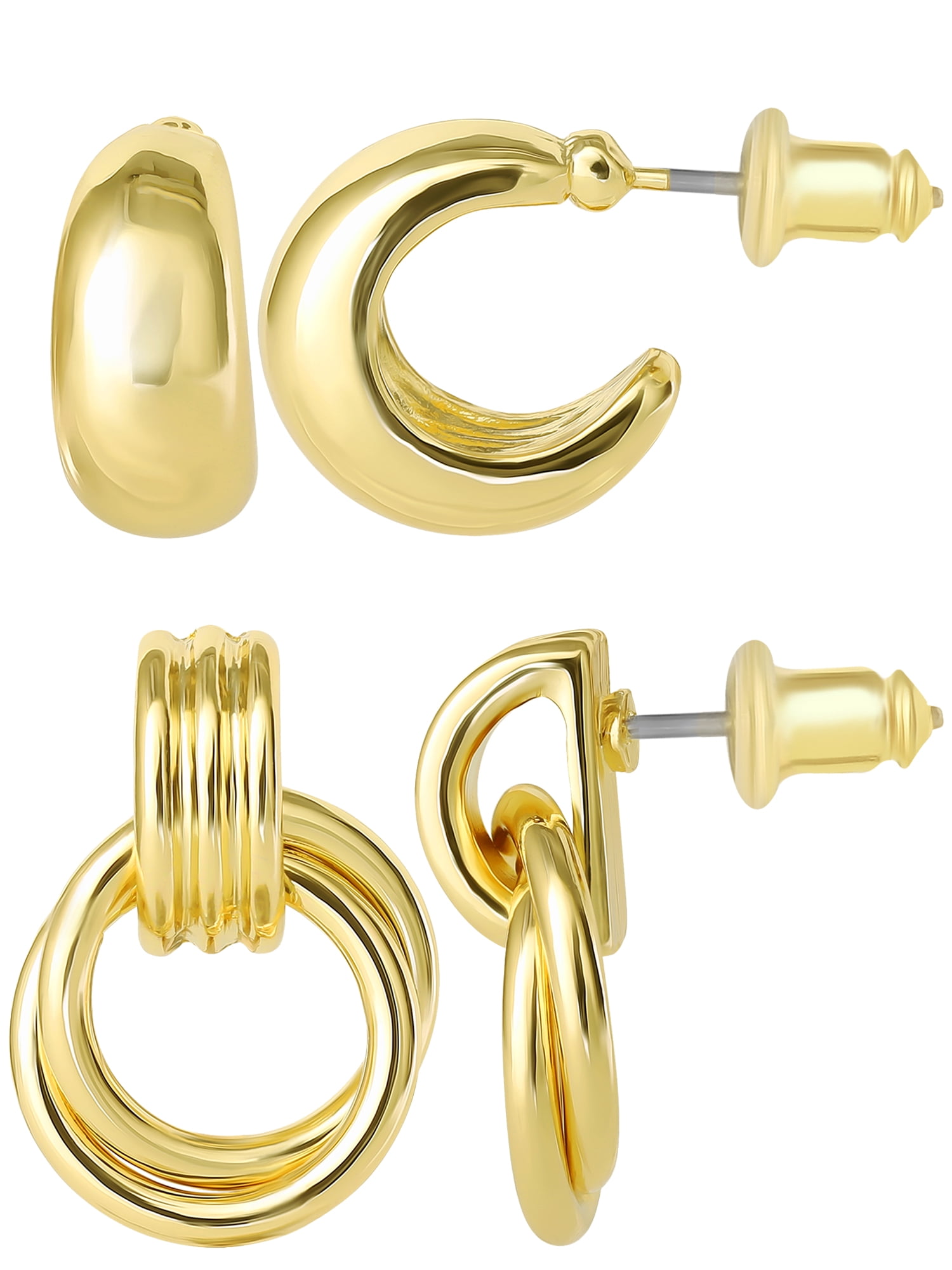Celebrity Pink Women's Fashion Earring Set - Two Pair