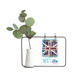 thumbnail image 1 of Londres Reino Unido Inglaterra Rey de patron de la bandera de la Union Jack marca ilustración Jarrones colgantes de vidrio transparente Decoración Botella, 1 of 4