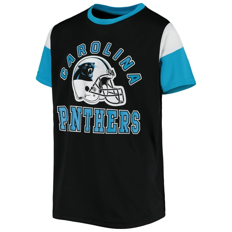 Youth Black Carolina Panthers Helmet T Shirt Walmart
