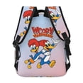 thumbnail image 4 of Woody Woodpecker Backpacks Cute Cartoon Casual School Laptop Bag, College Students Bookbag Computer Bag for Travel Hiking Work, 4 of 6