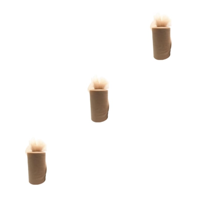 Maytalsory Polyester Durable And Reliable White Roll Wrist Tulle Essential For DIY Weddings Roll Tulle coffee 3Set