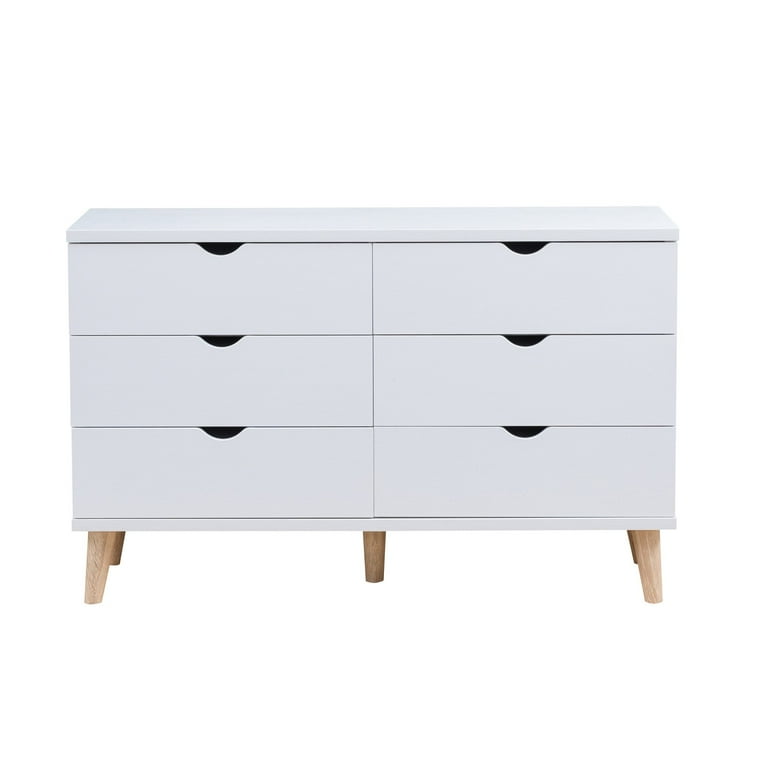 Bowie 6 Drawer Double Dresser Material Details MDF Veneer