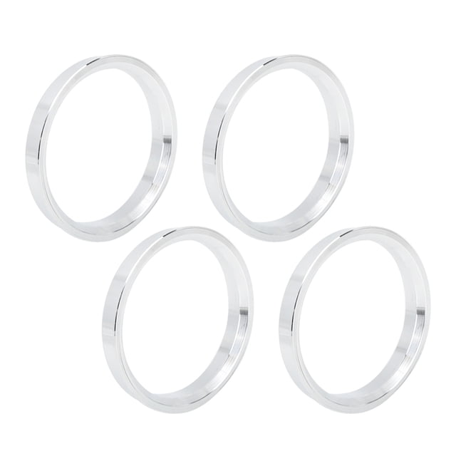 4Pcs 73.1 a 64.1 mm Aluminio Aleación Coche Cubo Centrado círculos