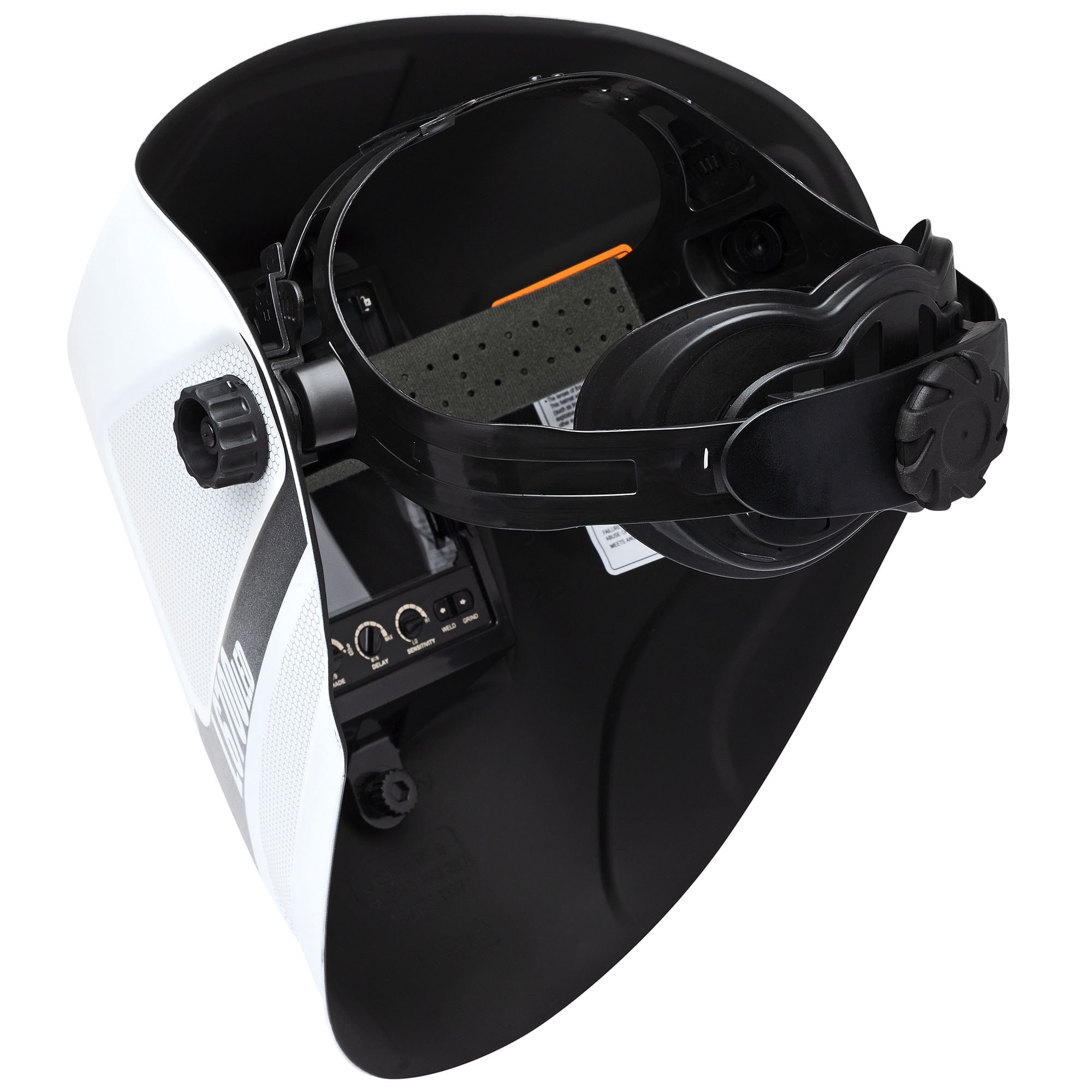 Eastwood L6700 MIG TIG Welding Helmet Matte White with LED Light