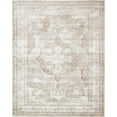 thumbnail image 1 of Unique Loom Sofia Collection Area Traditional Vintage Rug, French Inspired Perfect for All Home Décor, 8' 0 x 10' 0 Rectangular, Light Brown/Tan, 1 of 5