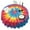 Colorful Rainbow Tie, variant on Colorful Galaxy Pattern Round Tablecloth 60"x60",Wrinkle Wipeable Table Cloth for Kitchen Dining Room Picnic Patio Party