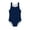 Navy, variant on Girls Swimsuit SOLID