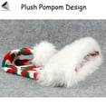 thumbnail image 7 of PULLIMORE Christmas Santa Hats Classic Red and White Knit Plush Caps, 7 of 7