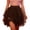 Coffee, variant on Tutu Skirt for Women - Midi Length Tiered Carnival Party Skirt, Glitter A-Line Dance Skirt with Flared Hem for Evening & Festive Wear Coffee S