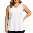 thumbnail image 6 of NominalSnug Plus Size Tank Tops for Women Loose Fitted V Neck Sleeveless Shirts 2026 Fashion Summer Clothes S-3xl, 6 of 6