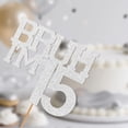 thumbnail image 4 of Cake Topper Sacguguber Silver Glitter Brush I'm 10 Birthday, 4 of 7