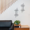 thumbnail image 7 of 2 Set arc black 16.5 inch Wall Sculpture Abstract Home Decor, 7 of 7